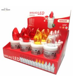 EL90 MINOR DISPLAY - a set of waterproof LED candles