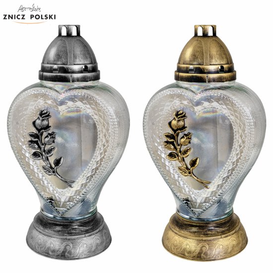 SE8 - large decorative heart-shaped candle